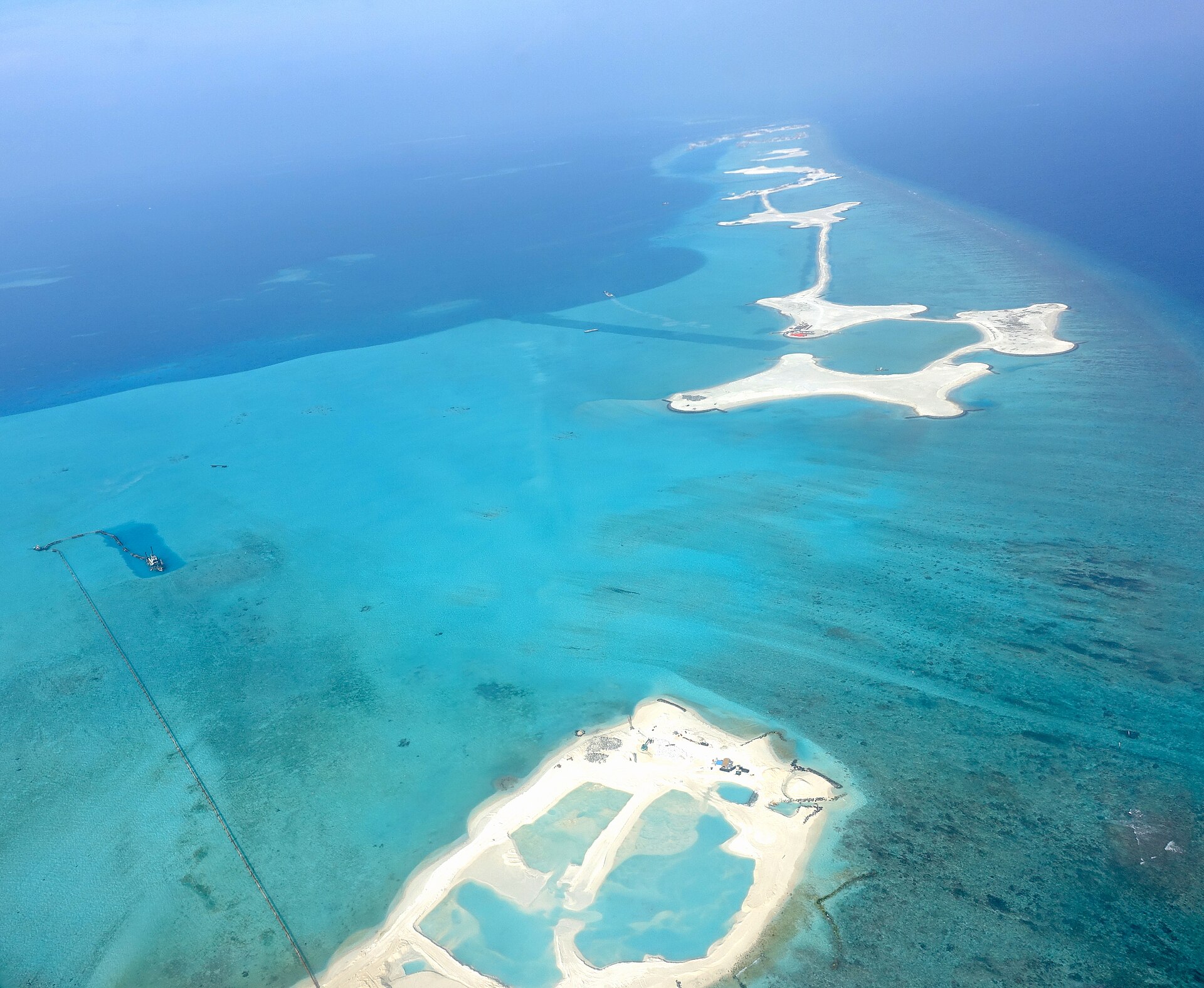 Aerial view of Hulhumalé