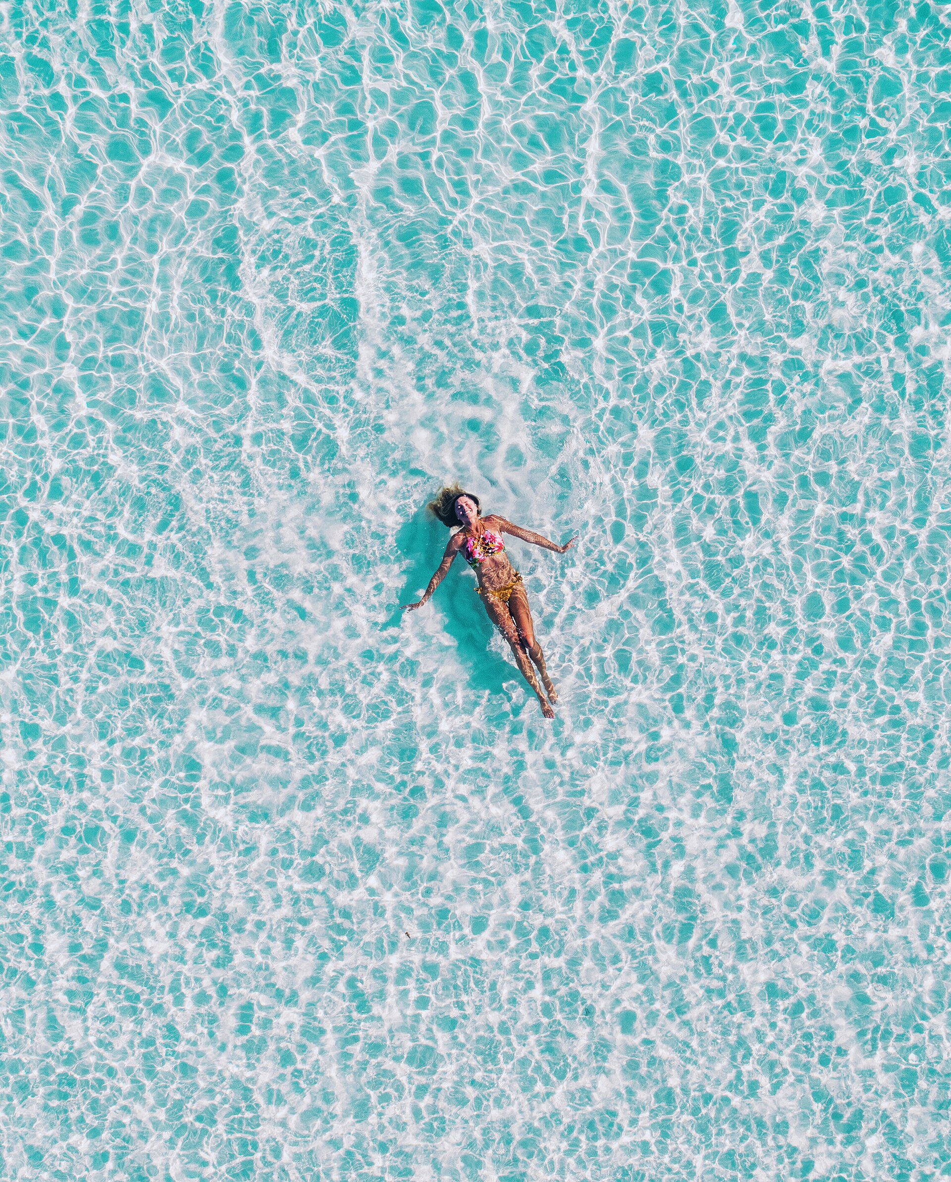 Turquoise lagoon waters